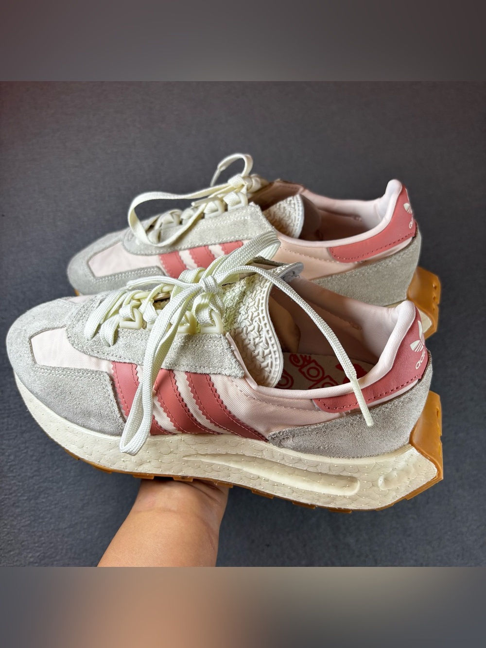 Adidas Retropy E5 'Aluminium Wonder Clay' Women's Sz 6.5